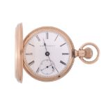 Elgin National Watch Co., a 14 carat gold full hunter pocket watch, no  Elgin National Watch Co.,