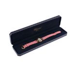 Chopard, ref. 462209, a lady's 18 carat gold and tourmaline wristwatch, no  Chopard, ref. 462209,