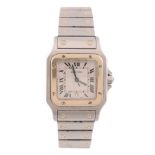 Cartier, Santos, ref. 1566, a two colour bracelet wristwatch, no  Cartier, Santos, ref. 1566, a