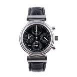 IWC, Da Vinci Rattrapante, ref. 3751, a stainless steel perpetual calender...  IWC, Da Vinci