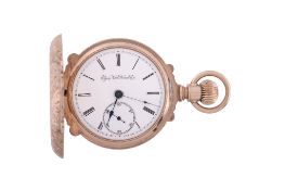 Elgin National Watch Co., a 14 carat gold full hunter pocket watch, no  Elgin National Watch Co.,