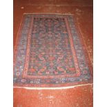 A Malayer rug   198 x 130cm