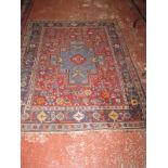 An Afshar rug   198 x 151cm