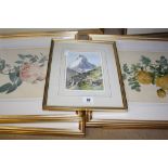 A quantity of Redoute prints   and other prints