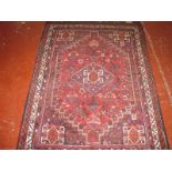 A Shiraz rug   120 x 160cm