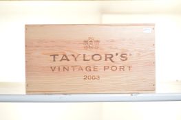 Taylors Vintage Port 2003 12 bts OWC Purhased on release and recently...  Taylors Vintage Port 2003