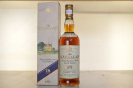 Macallan 18 year old distilled 1972 75cl 43% 1 bt  Macallan 18 year old distilled 1972 75cl 43% 1 bt