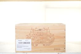 Chateau Palmer 2000 Margaux 6 bts OWC Recently removed from The Wine Society...  Chateau Palmer 2000