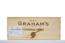 Graham's Vintage Port 1994 6 bts OWC  Graham's Vintage Port 1994 6 bts OWC