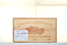 Château La Couspaude 2001 St Emilion GCC 12 bts OWC IN BOND  Château La Couspaude 2001  St Emilion