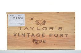 Taylors Vintage Port 1992 12 bts  Taylors Vintage Port 1992 12 bts