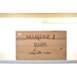 Matinez Vintage Port 1985 12 bts OWC  Matinez Vintage Port 1985 12 bts OWC