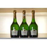 Champagne Taittinger Comtes de Champagne 2005 3 mags OCC IN BOND  Champagne Taittinger Comtes de