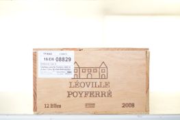 Chateau Leoville Poyferre 2008 St Julien 12 bts Recently removed from The...  Chateau Leoville