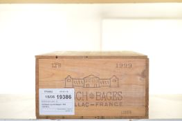 Château Lynch-Bages 1999 Pauillac 12 bts OWC IN BOND  Château Lynch-Bages 1999  Pauillac  12 bts OWC