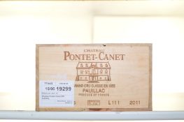 Chateau Pontet Canet 2011 Pauillac 12 bts OWC IN BOND  Chateau Pontet Canet 2011  Pauillac  12 bts