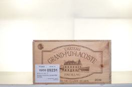 Chateau Grand-Puy-Lacoste 2009 Pauillac 12 bts OWC Purhased on release and...  Chateau Grand-Puy-