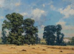 David Shepherd (b.1931) - Summer Landscape Oil on canvas, signed lower right, 560 x 763 mm (22 x