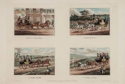 Charles Hunt (1803-1877) - The Duke of Beaufort Coach, Starting from the Bull & Mouth, Regent's