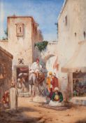 William James Müller (1812-1845) - Street scene in Cairo Watercolour, touches of graphite, on wove