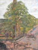Jack Millar (1921-2006) - St. George's Square Oil on board Signed and titled on reverse 33 x 25.5