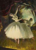 Doris Clare Zinkeisen (1898-1991) - The Ballerina Oil on canvas Signed lower right 61.5 x 51.5 cm.(