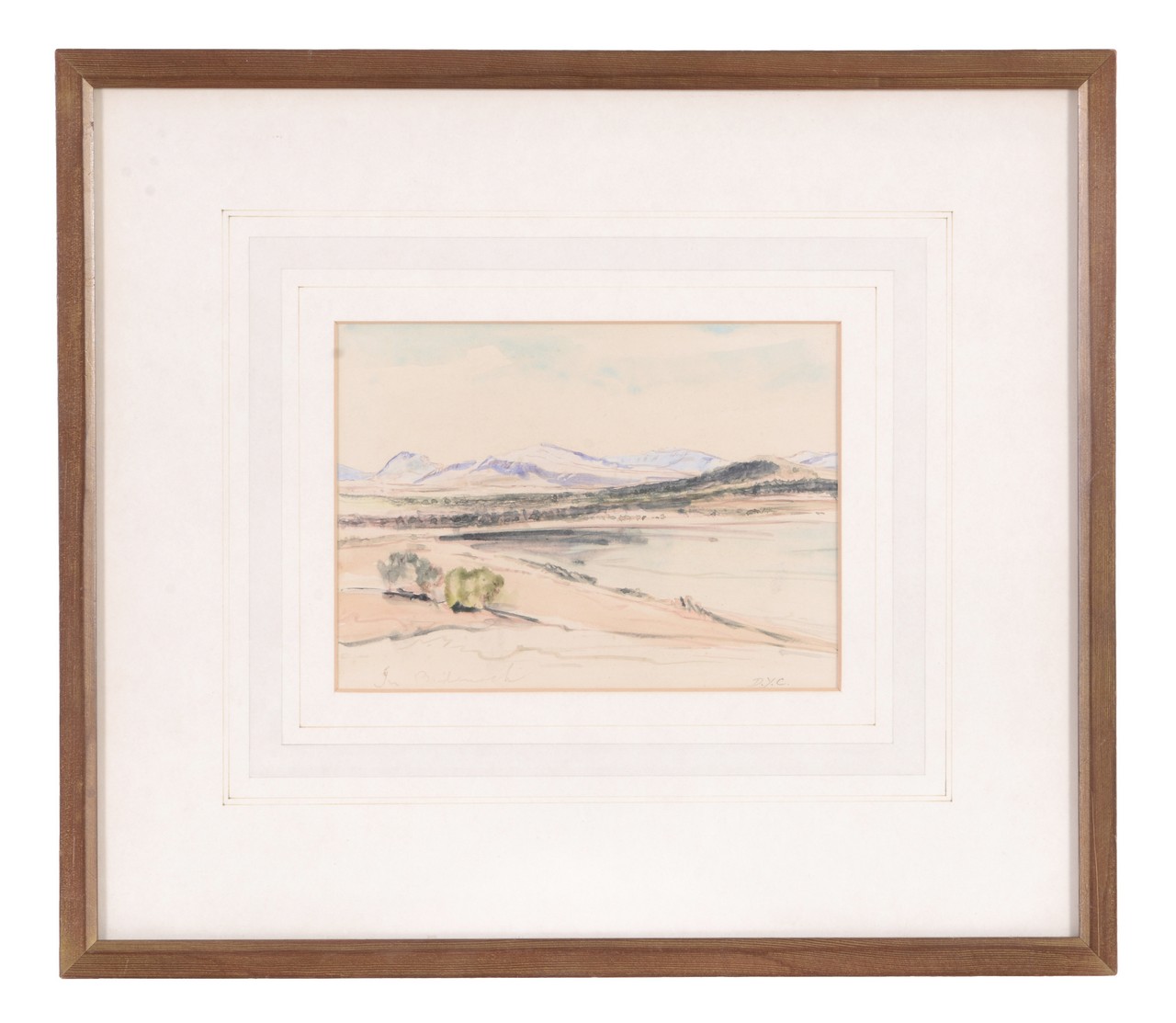 David Young Cameron (1865-1945) In Badenoch Watercolour over graphite Inscribed title lower left, - Image 3 of 3