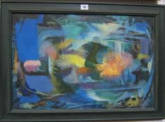 Francis Wynne Thomas (1907-1989) Abstract of Venice Oil on canvas Signed lower left 41.5cm x 62.5cm