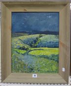 John Stops RWA (British, 1925-2002) 'Exmoor' Oil on canvas Signed and dated y lower right 44.5cm x