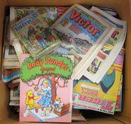 A quantity of children's comics and annuals