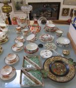 A quantity of Oriental ceramics,   to include a Japanese part tea service, Chinese porcelain bowls,
