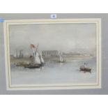 David Roberts R A (1796-1864) View on the Nile Lithograph by Louis Hague 30cm x 45cm