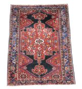 A Bakhtiar hall carpet  , approximately 163 x 280cm