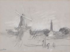 Hercules Brabazon Brabazon (1821-1906) - Three Continental views View of Haarlem; View of