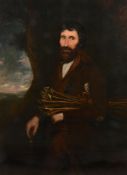 Thomas Barker of Bath (1769-1847) - The Stick Gatherer Oil on canvas 124.5 x 99.5 cm.(49 x 39 1/4