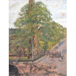 Jack Millar (1921-2006) - St. George's Square Oil on board Signed and titled on reverse 33 x 25.5