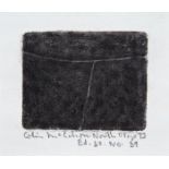 Colin McCahon (1919-87) [North Otago] charcoal rubbing, ed. 50. No. 39. signed and dated 'Colin