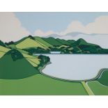 Robin White (b 1946) Hoopers Inlet silkscreen, limited edition 1/50 signed and dated 'R. WHITE 11/