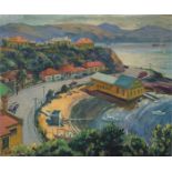 Frederick Vincent Ellis (1892-1961) Evans Bay Parade, Wellington oil on canvas signed and dated '