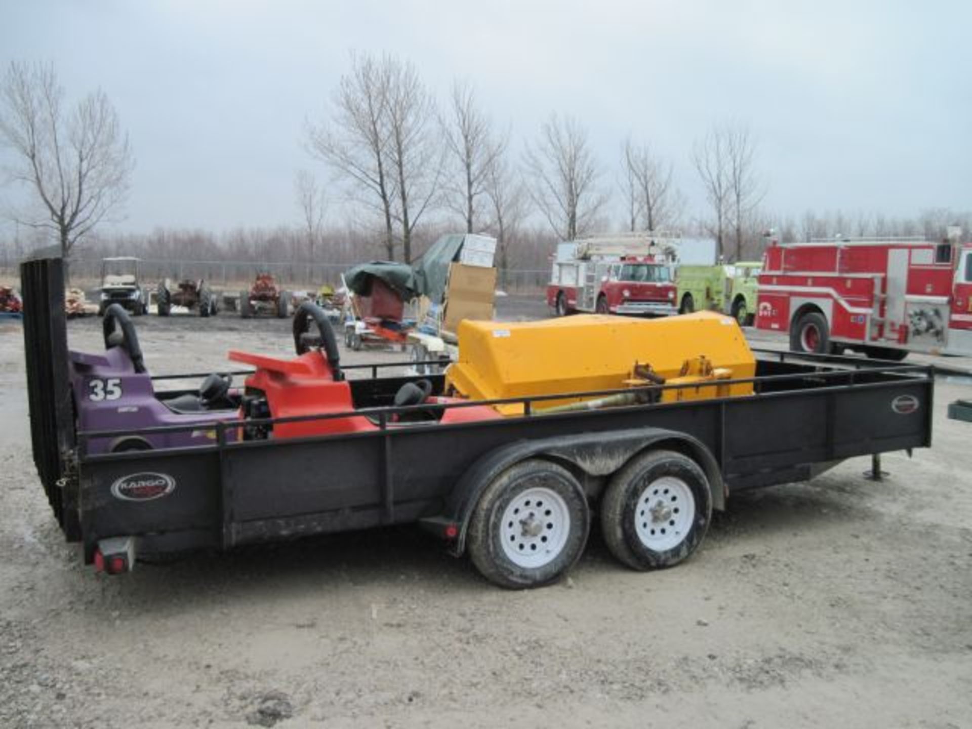 Lot# 111 2009 Cargo MaxxTandem Trailer 2009 Cargo MaxxTandem Trailer, 20 Foot, 7000lLB Capacity,