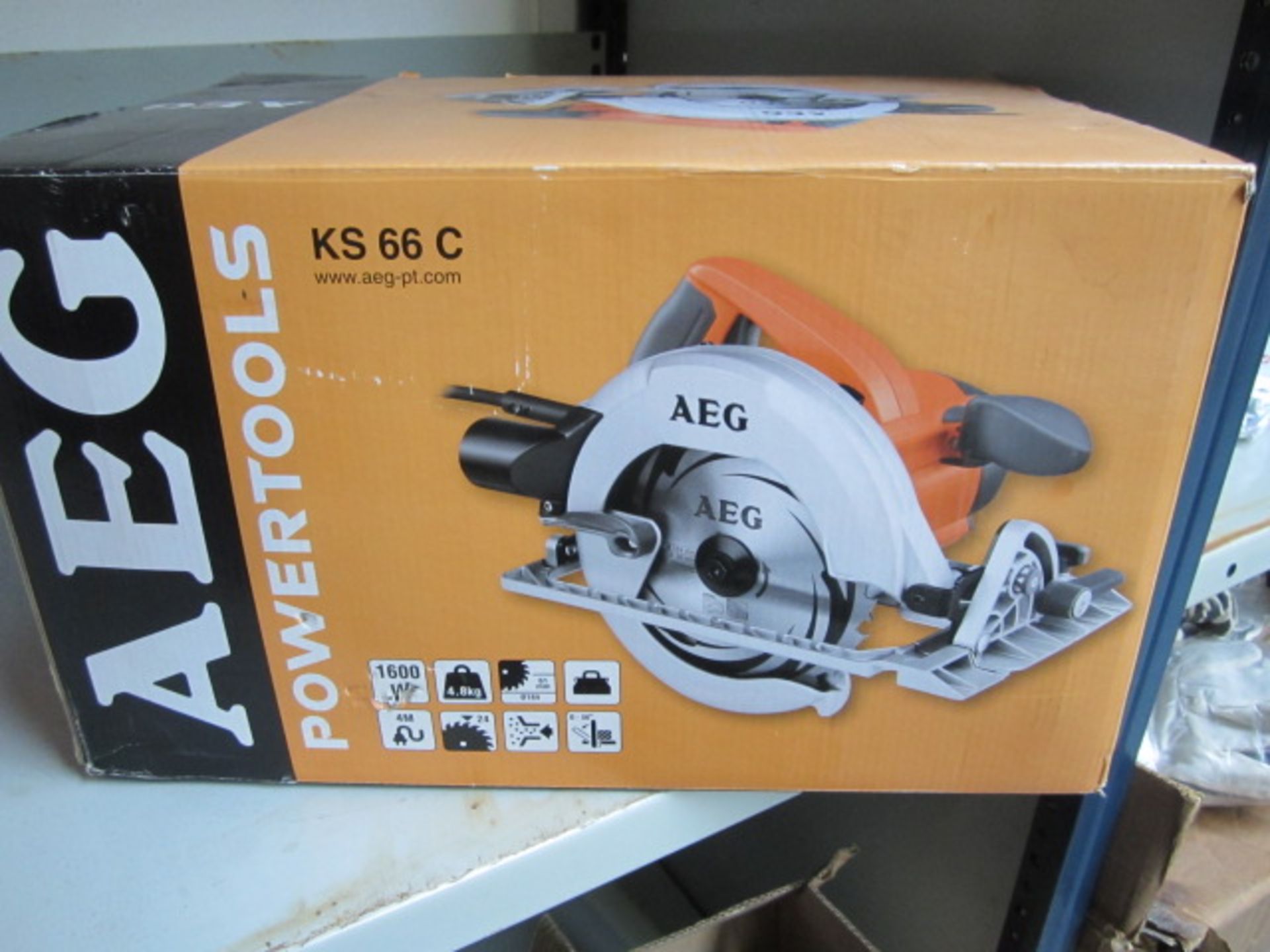 AEG KS 66C circular saw, 240v