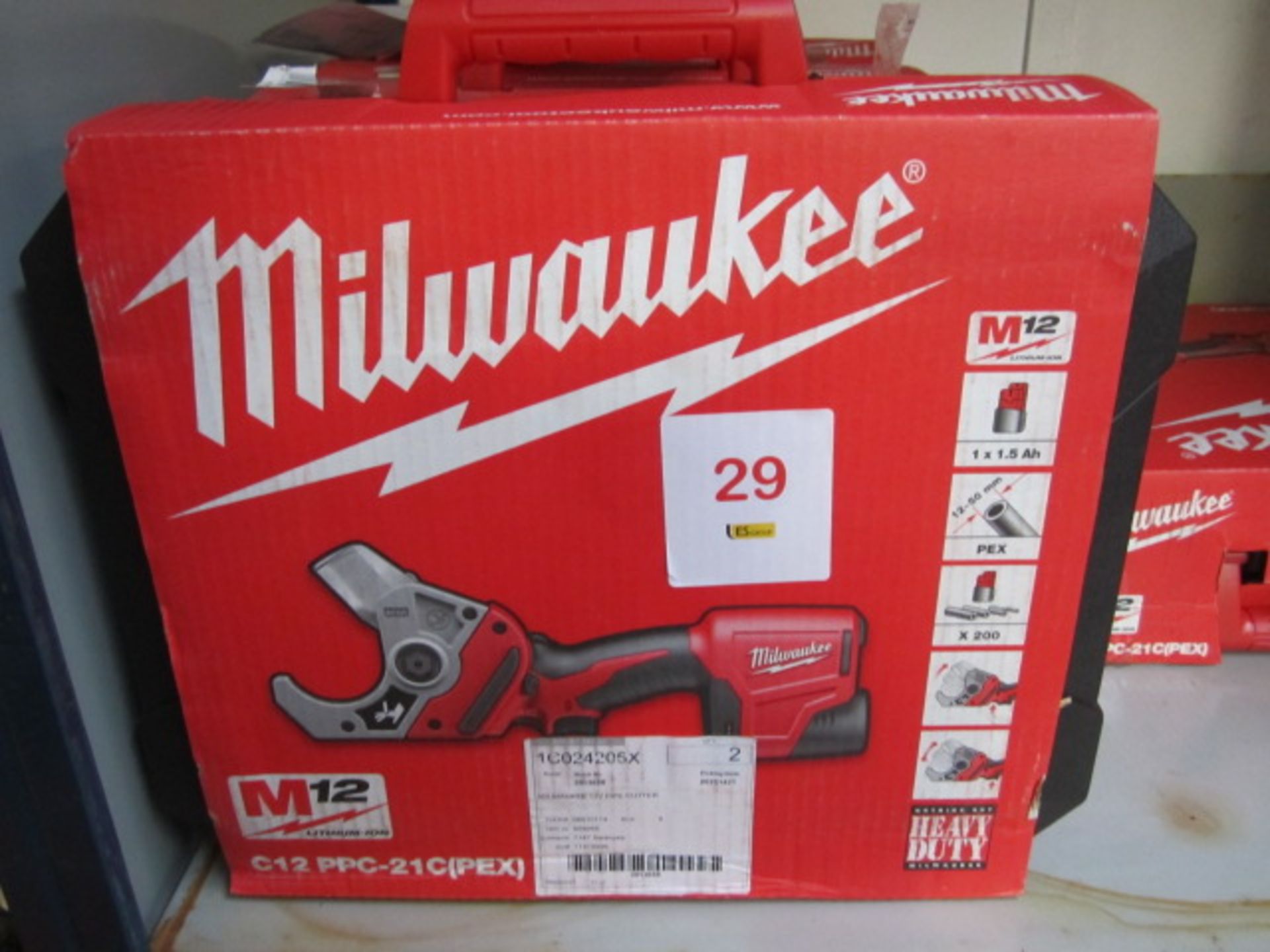 Milwaukee C12 PPC021C (PEX) 12v pipe cutter