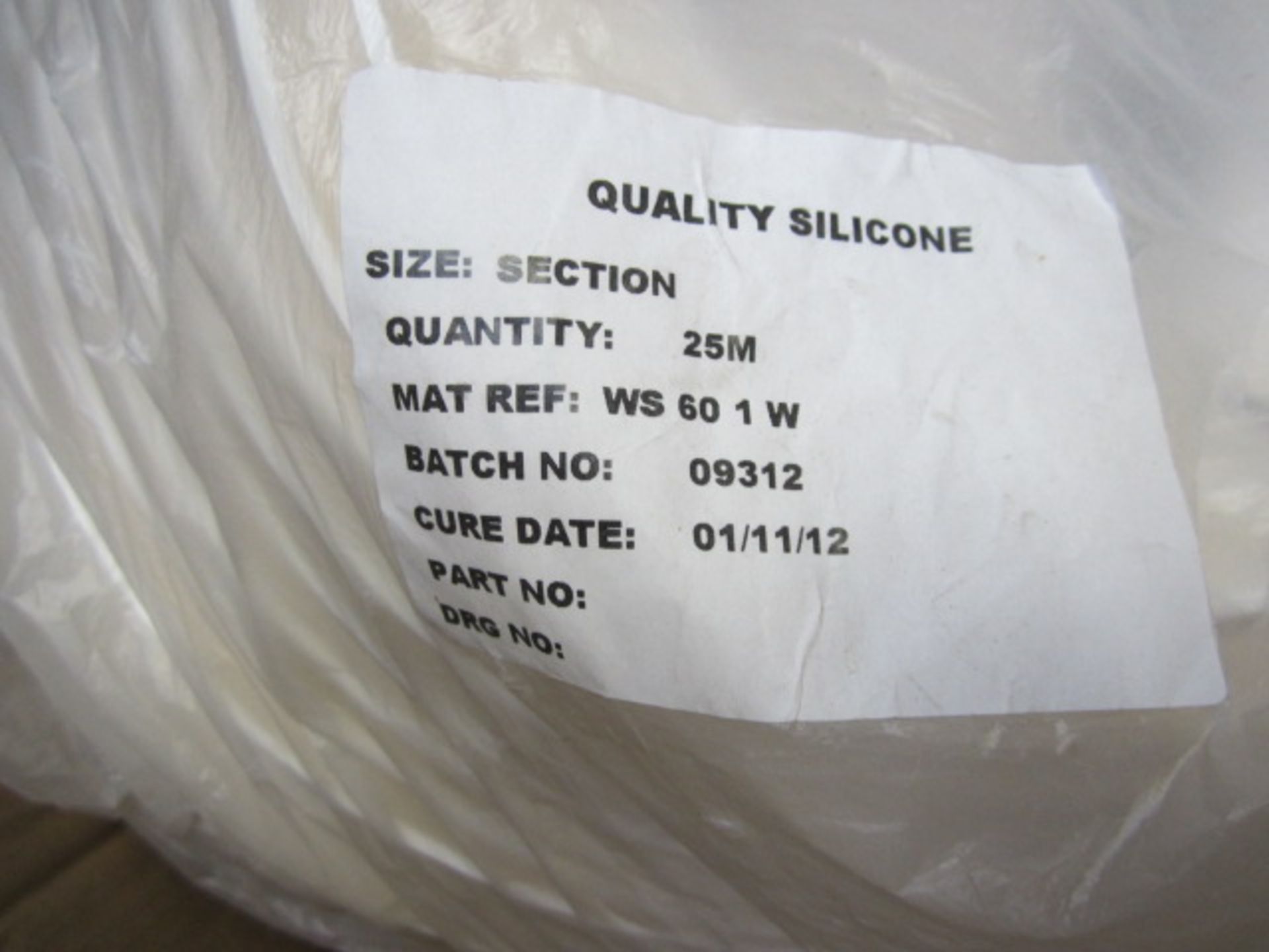 Pallet of assorted size abrasive belts, quantity of silicone section reels - Image 3 of 4