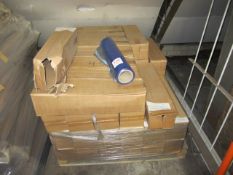 Forty five rolls pallet wrap, size 500mm x 100m per roll, blue