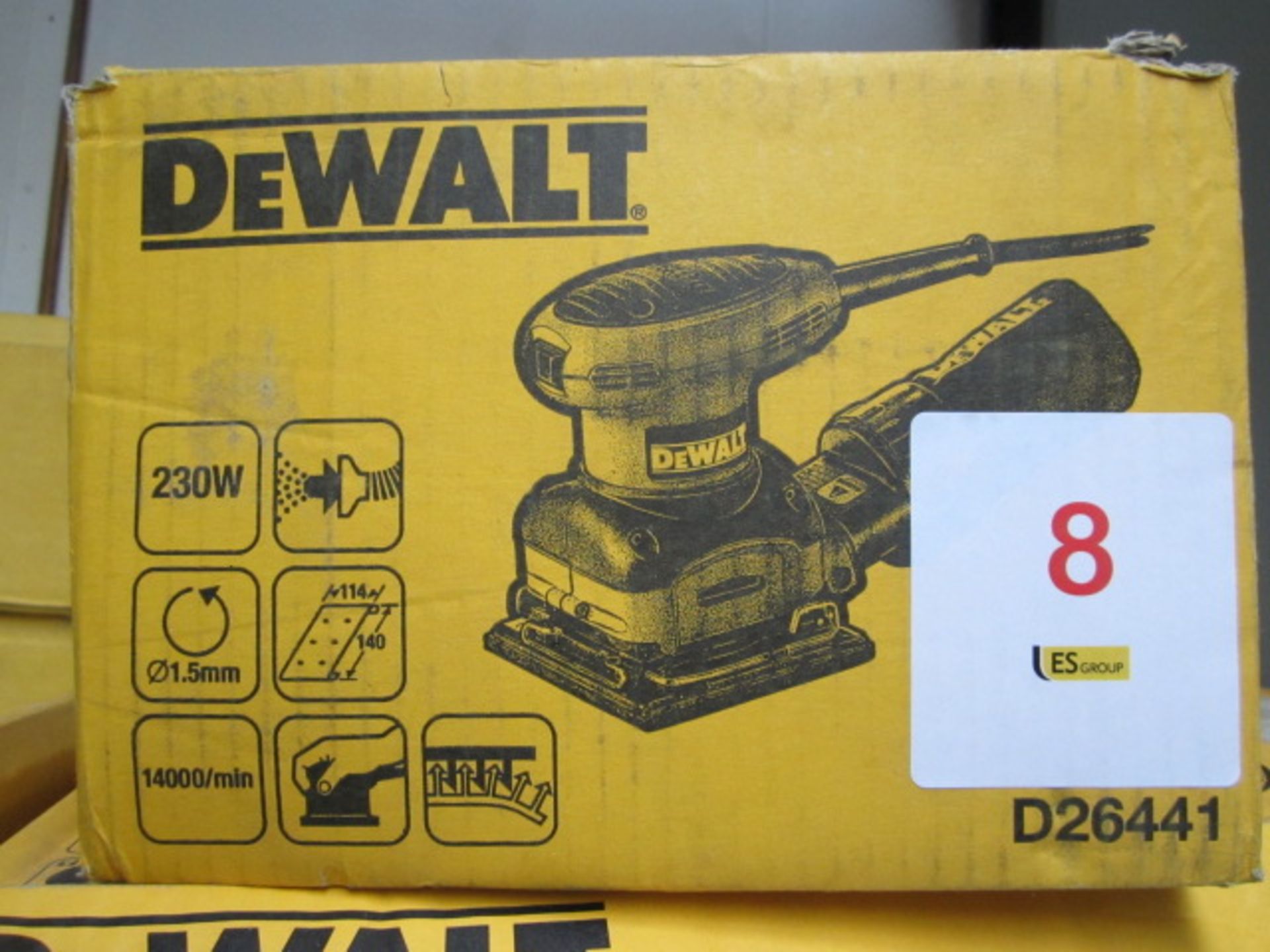 Dewalt D26441 type 2 sander, 110v