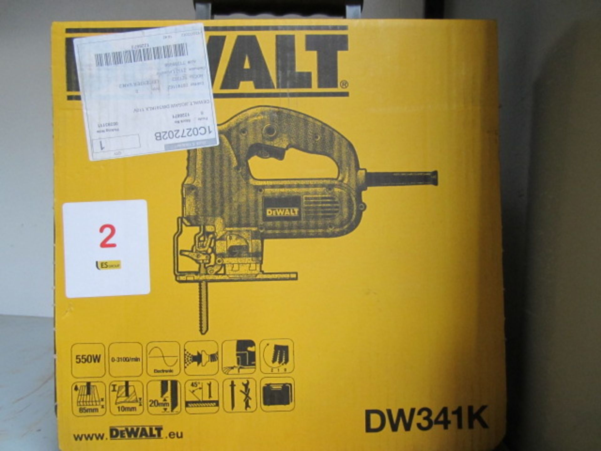 Dewalt DW341k 550w jigsaw, 110v