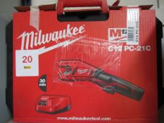 Milwaukee C12 PC-21c 12v pipe cutter