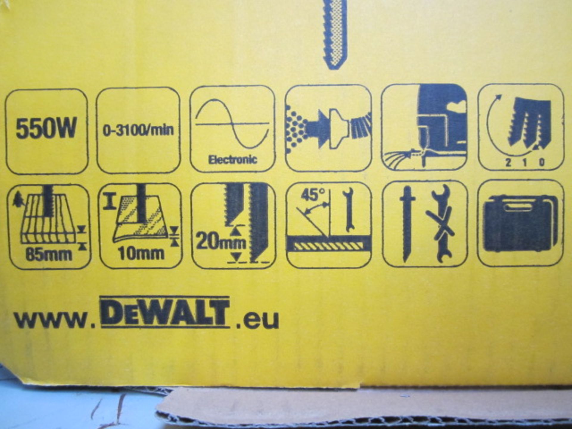 Dewalt DW341k 550w jigsaw, 110v - Image 2 of 2