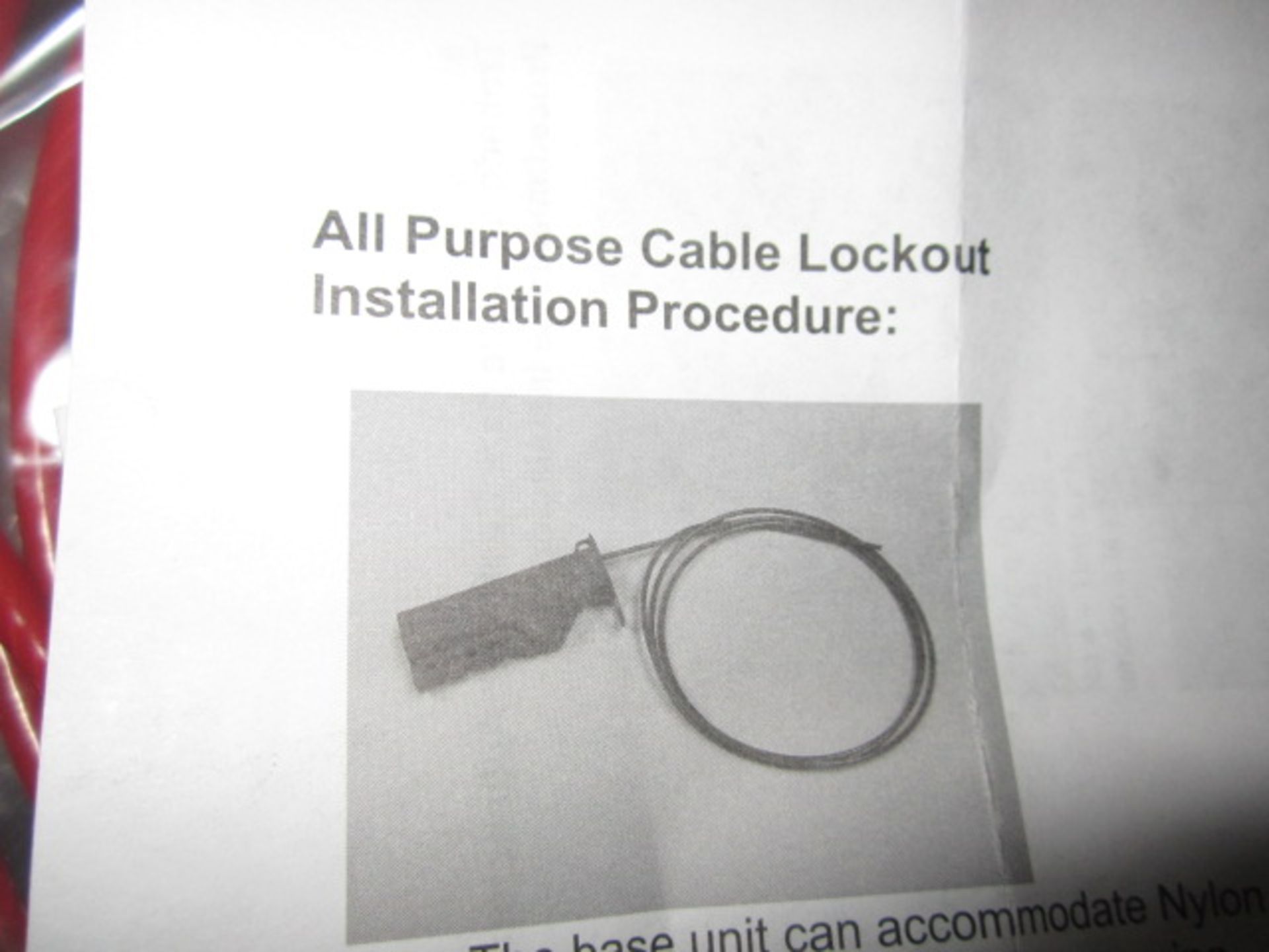 Quantity all purpose cable lockout - Image 2 of 3