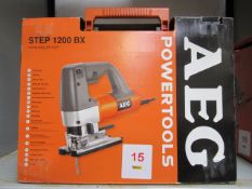 AEG step 1200 bx 600w, jigsaw, 110v